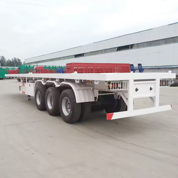 3 Axle Flatbed Semi Trailer