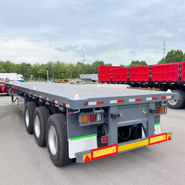 Flatbed Container Semi Trailer